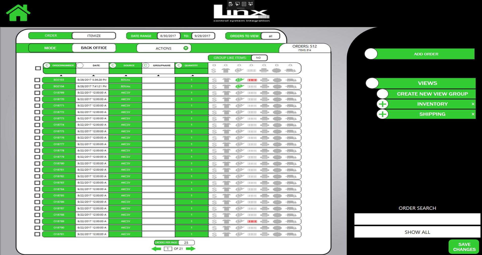 linx control suite